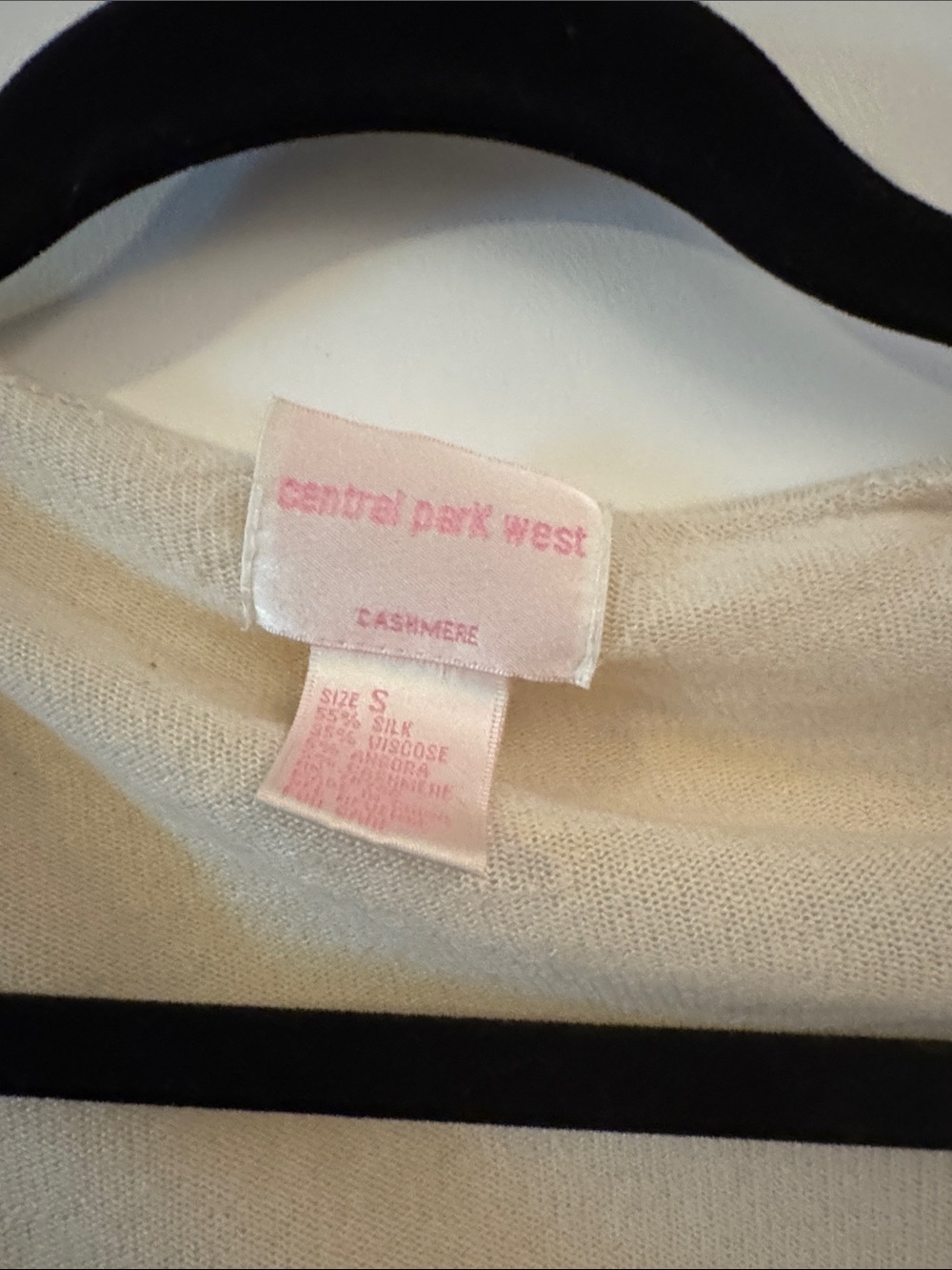 Tie-Front Long Sleeve ballet Crop sweater - Cream - Picture 3 of 4